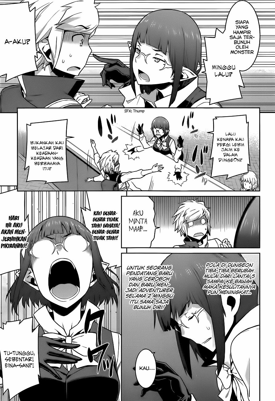 Dungeon ni Deai o Motomeru no wa Machigatte Iru Darou ka Chapter 14