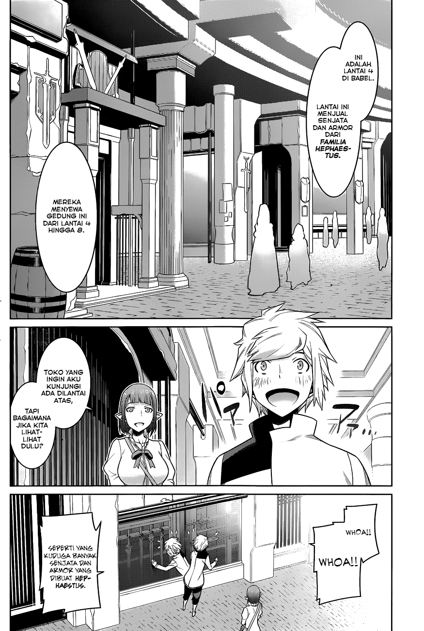 Dungeon ni Deai o Motomeru no wa Machigatte Iru Darou ka Chapter 14