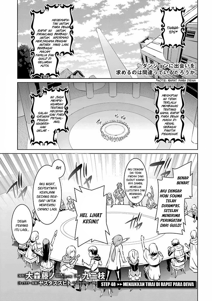 Dungeon ni Deai o Motomeru no wa Machigatte Iru Darou ka Chapter 48