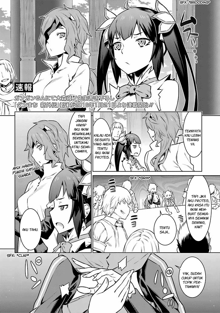 Dungeon ni Deai o Motomeru no wa Machigatte Iru Darou ka Chapter 48