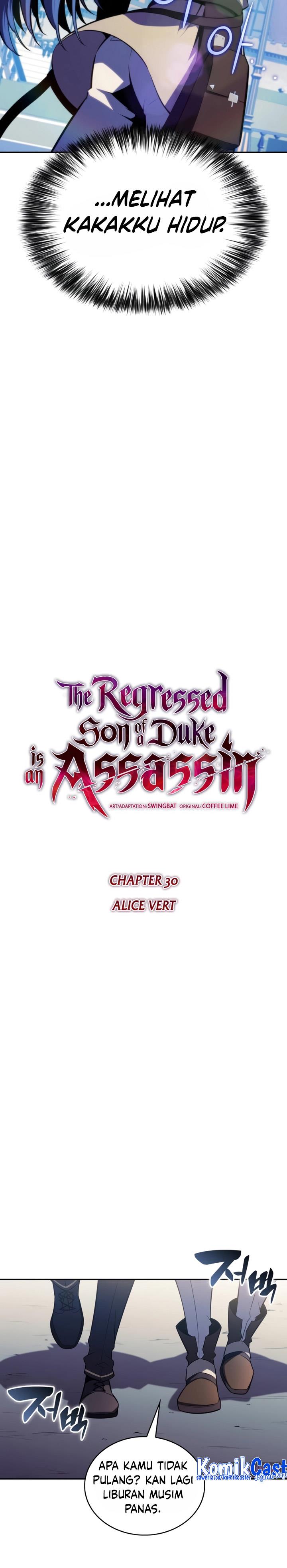 The Regressed Son of a Duke is an Assassin Chapter 30