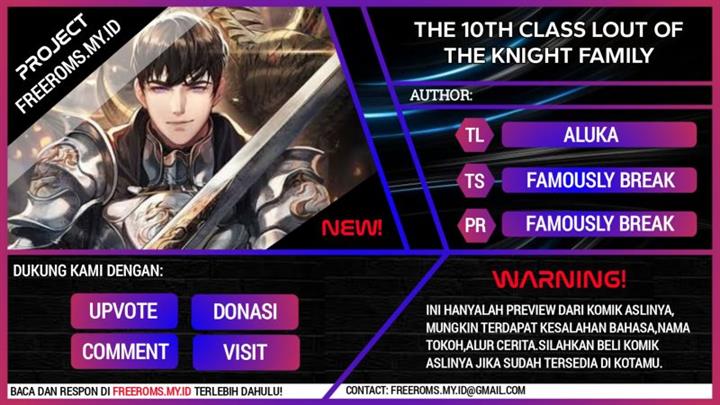 The 10th Class Lout of the Knight Family Chapter 2