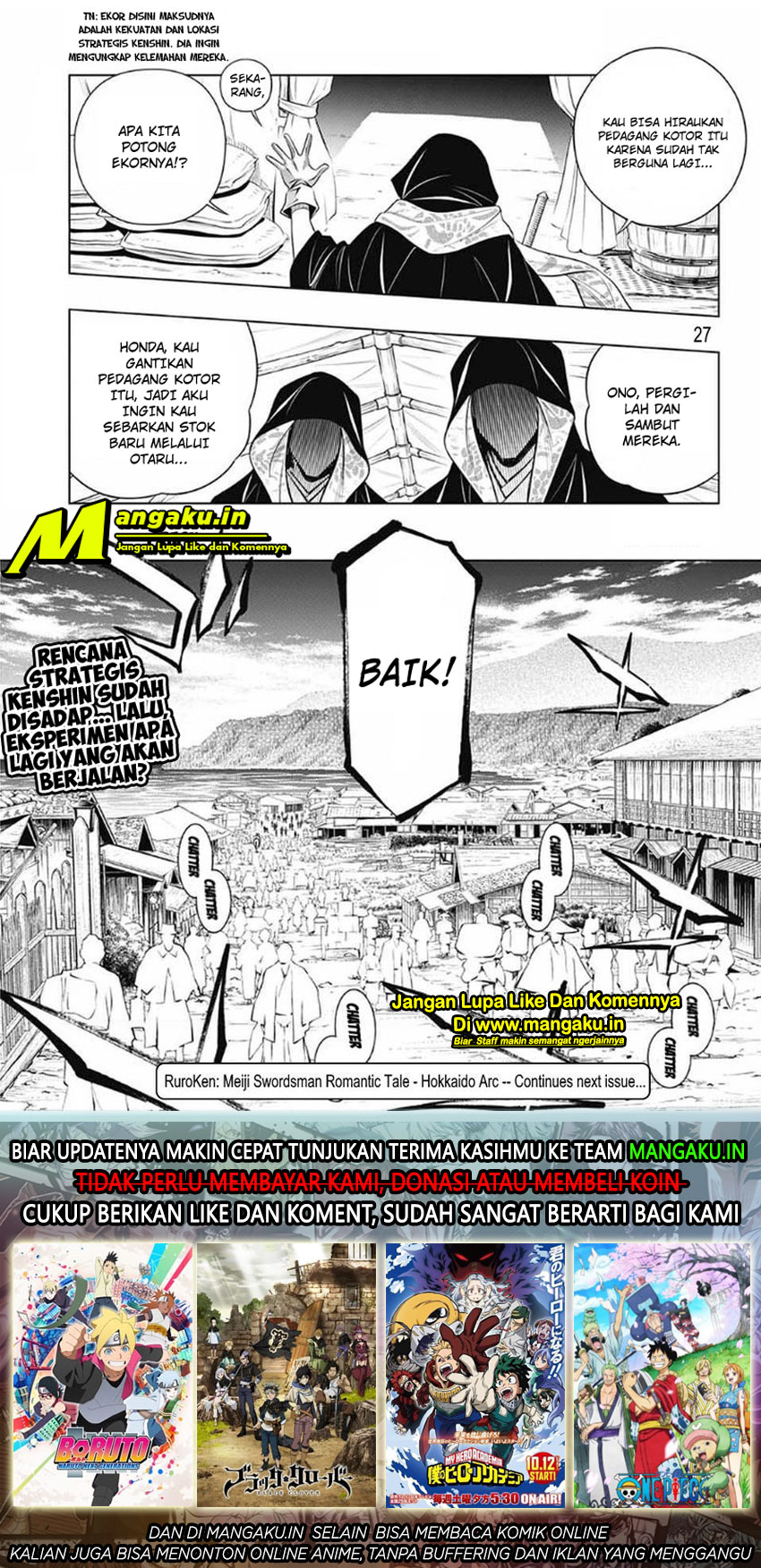 Rurouni Kenshin: Meiji Kenkaku Romantan: Hokkaidou Hen Chapter 25