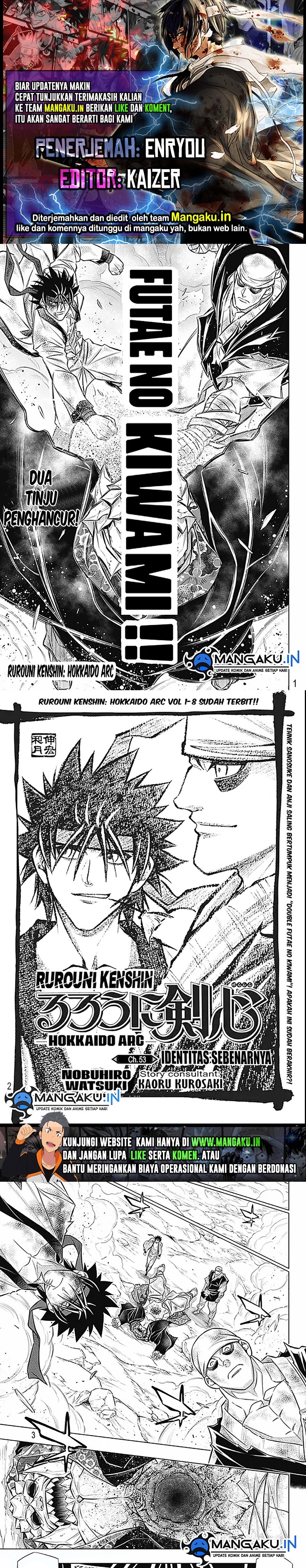 Rurouni Kenshin: Meiji Kenkaku Romantan: Hokkaidou Hen Chapter 53