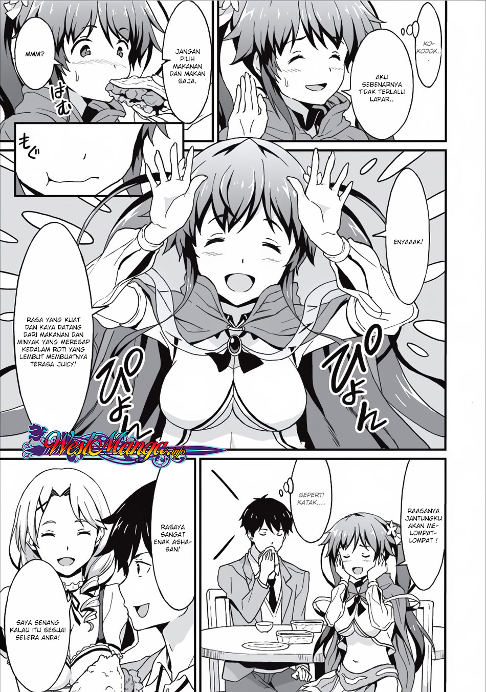 Taberu dake de Level-Up! Damegami to Issho ni Isekai Musou Chapter 4