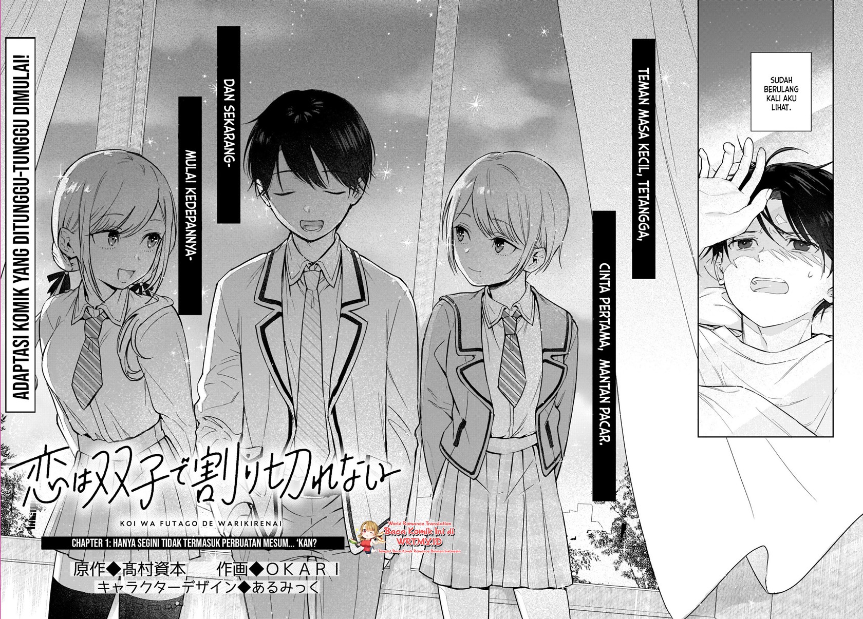 Komik Koi Wa Futago De Warikirenai Chapter 1 Bahasa Indonesia Komikindo