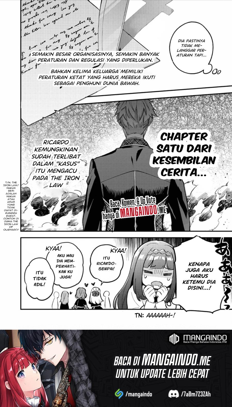 Akutou Ikka no Mana Musume, Tensei Saki mo Otome Game no Gokudou Reijou deshita. Chapter 6