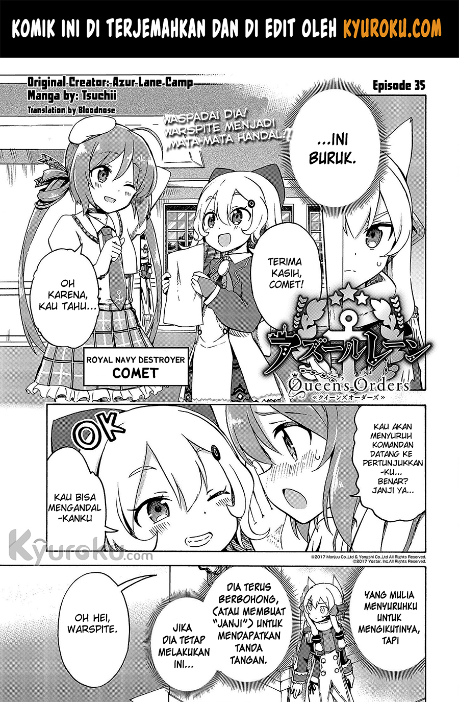 Azur Lane Queen’s Orders Chapter 35