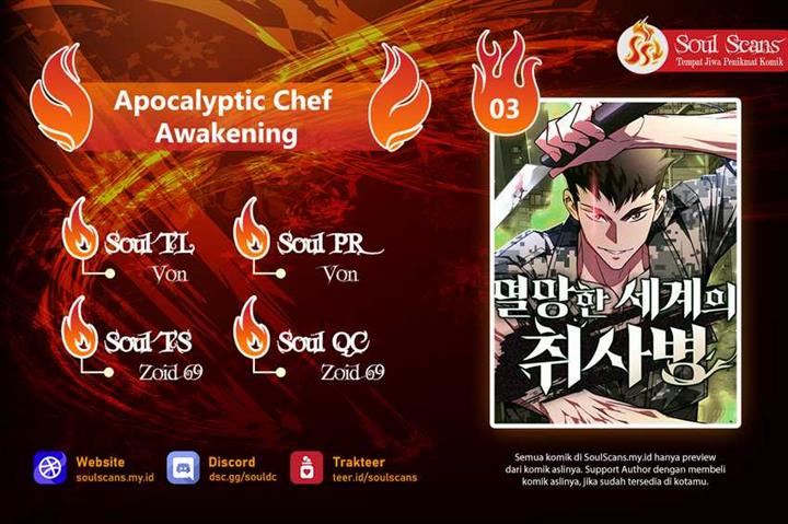 Apocalyptic Chef Awakening Chapter 3