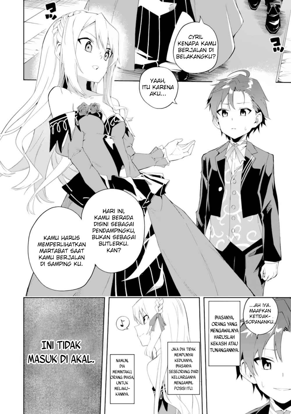 Akuyaku Reijou no Shitsuji-sama: Hametsu Flag wa Ore ga Tsubusasete itadakimasu Chapter 1.1