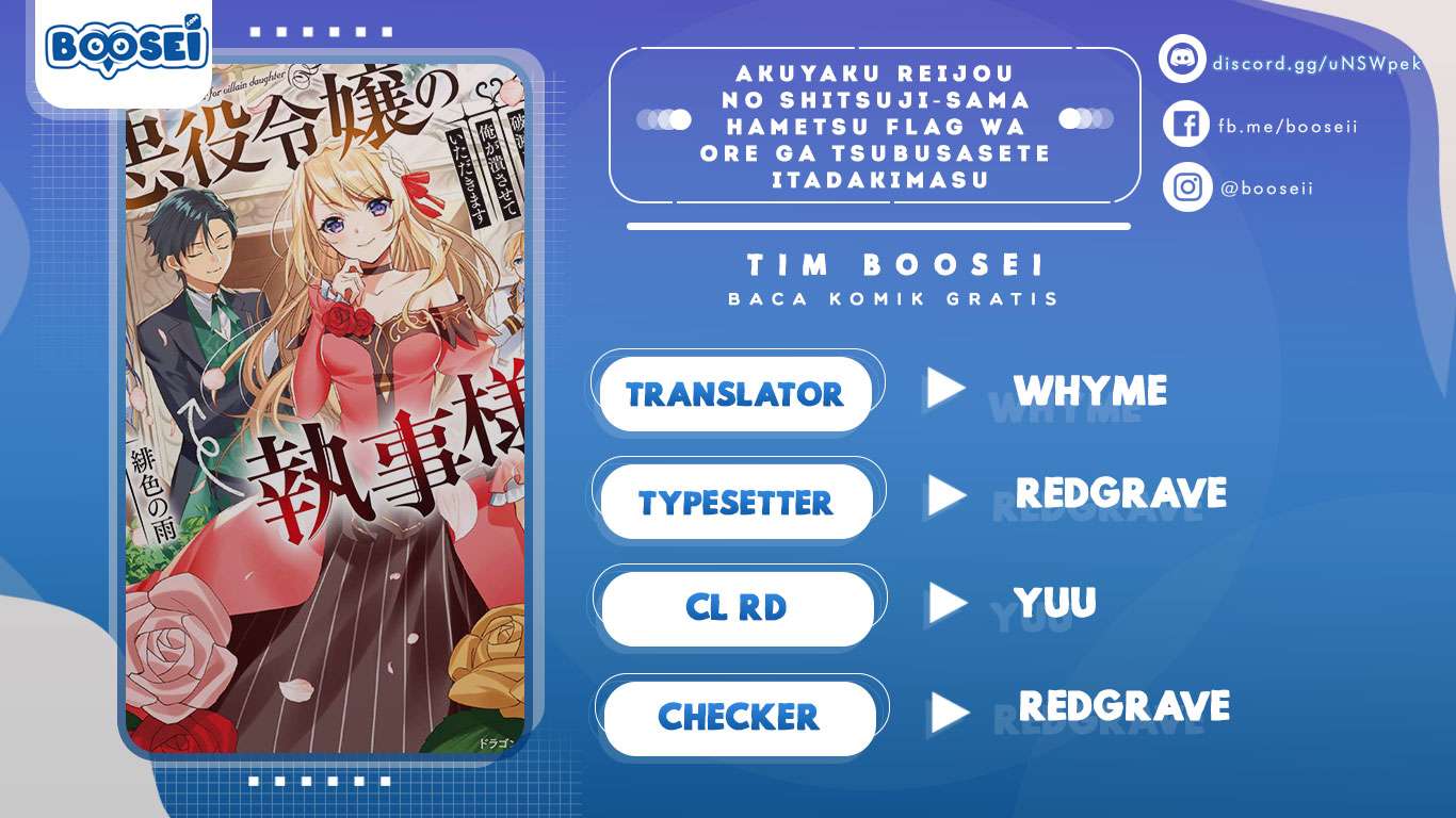 Akuyaku Reijou no Shitsuji-sama: Hametsu Flag wa Ore ga Tsubusasete itadakimasu Chapter 9