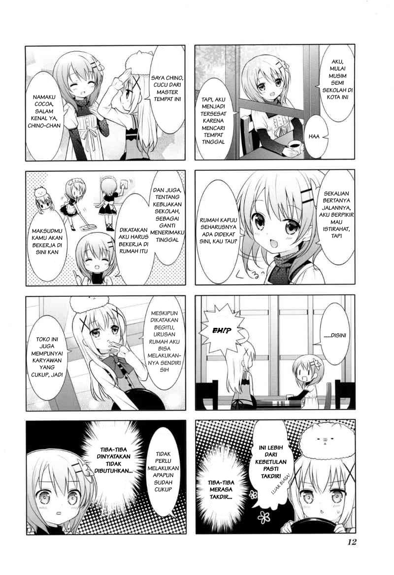 Gochuumon wa Usagi desu ka? Chapter 1