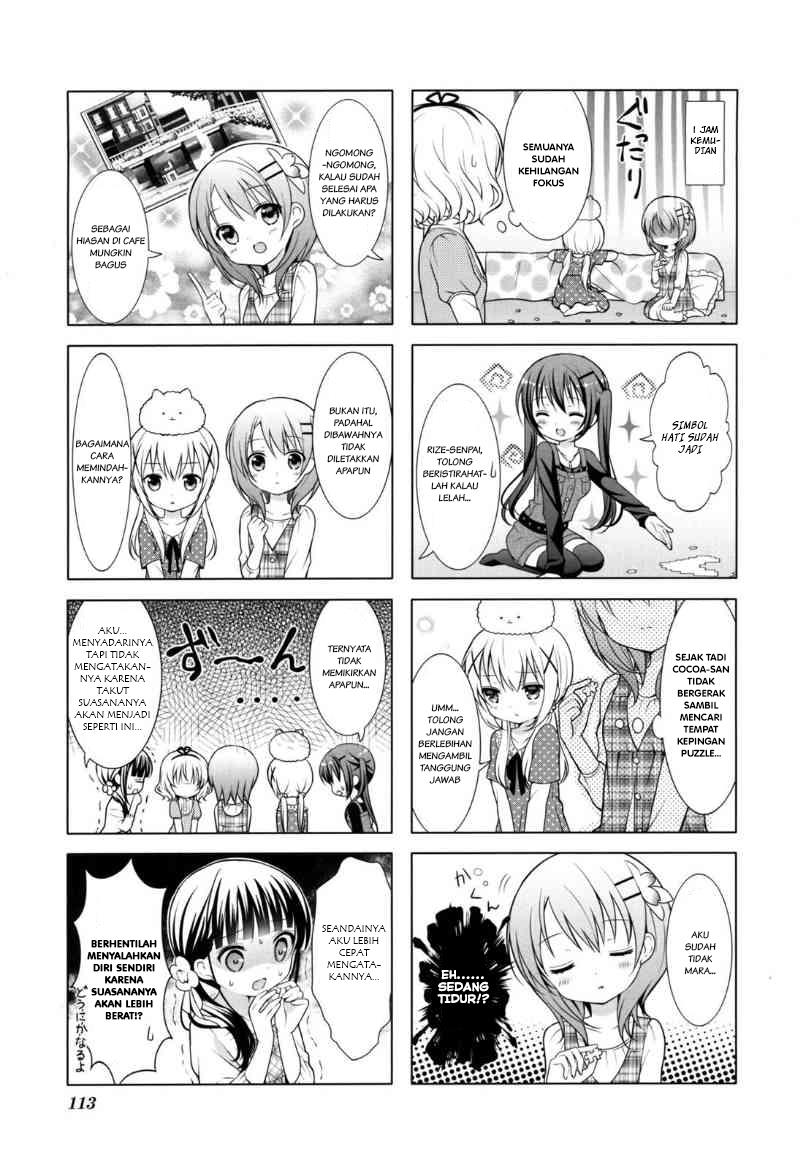 Gochuumon wa Usagi desu ka? Chapter 13