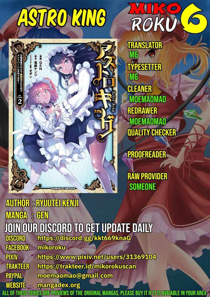 Astro King – Shoukan Yuusha dakedo Kakyuu Nintei sareta node Maid Harem o Tsukurimasu! Chapter 10