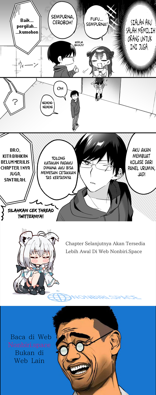 Damedol to Sekai ni Hitori Dake no Fan Chapter 7.5