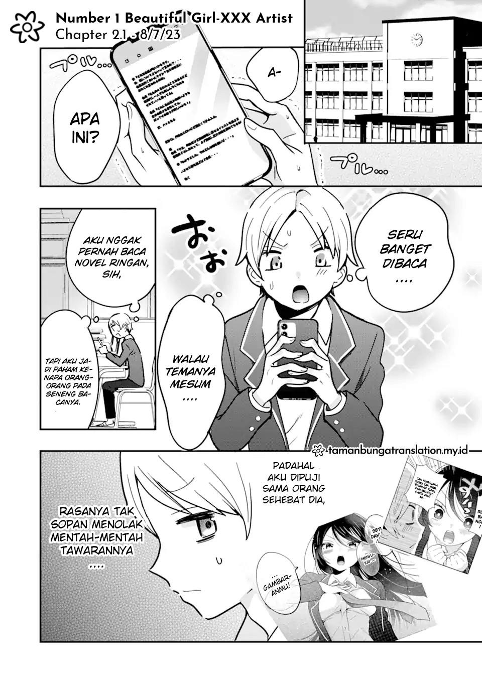 Gakuen 1 no Bishoujo wa XX Eshi no Ore ni Horete Iru!? Chapter 2.1