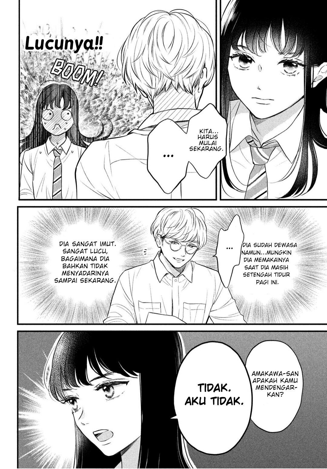 Hikaeme ni Itte mo, Kore wa Ai Chapter 1