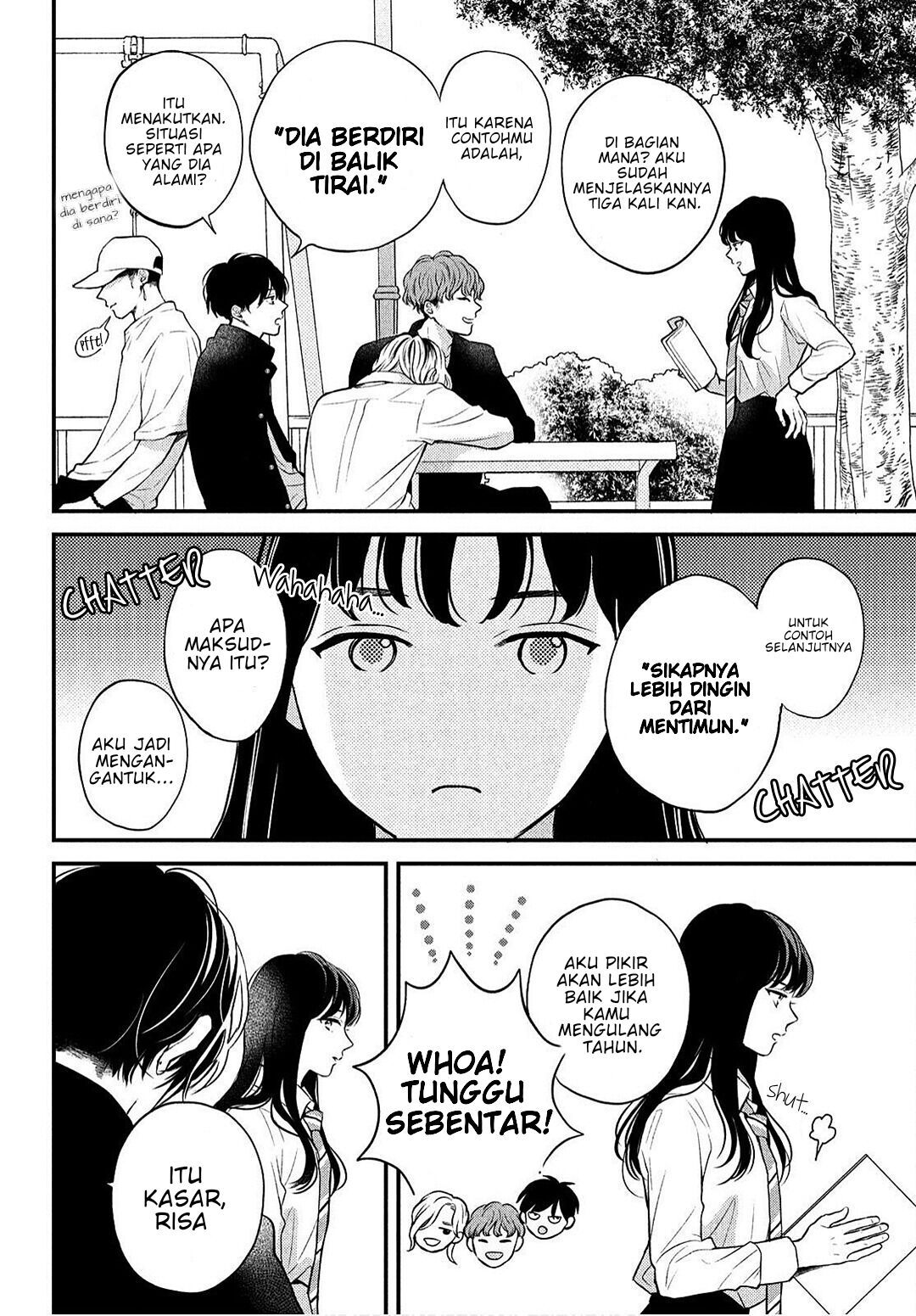 Hikaeme ni Itte mo, Kore wa Ai Chapter 3