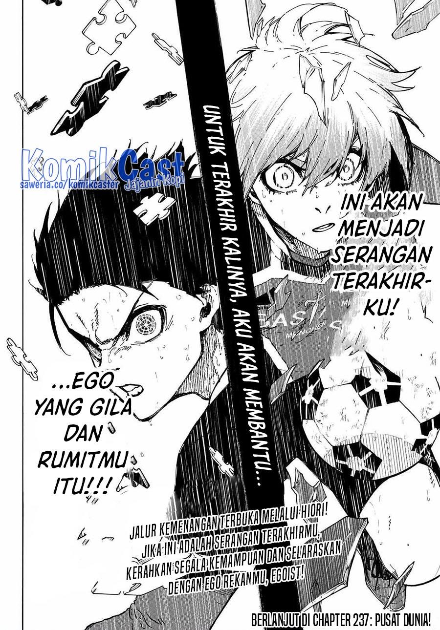 Blue Lock Chapter 236 Hiori Ucap Selamat Tinggal Pada Sepak Bola