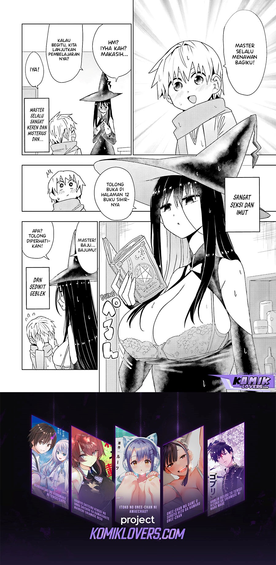 Mahou to Boku to Dekkai Shishou Chapter 7