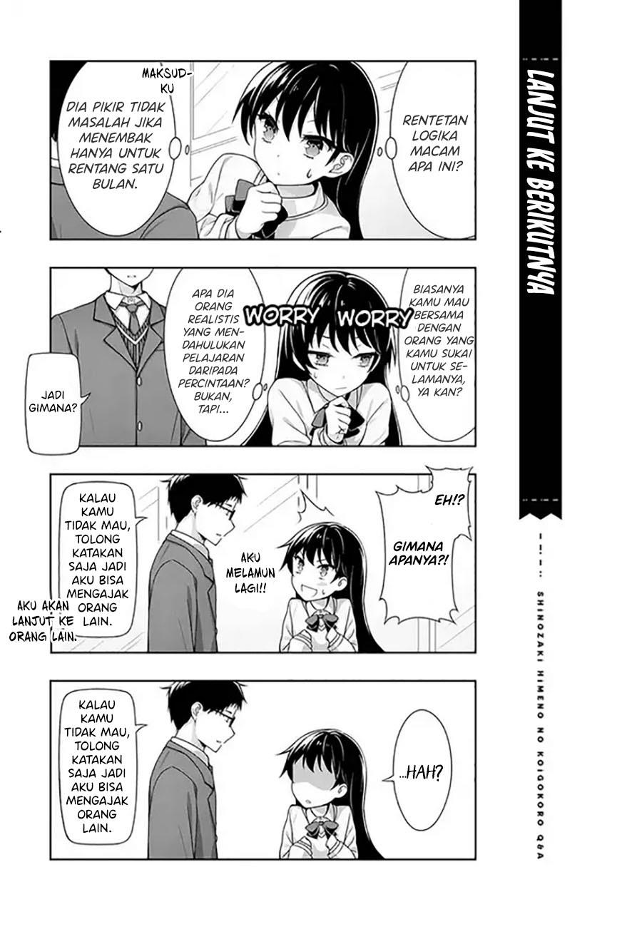 Shinozaki Himeno’s Love Q&A Chapter 1