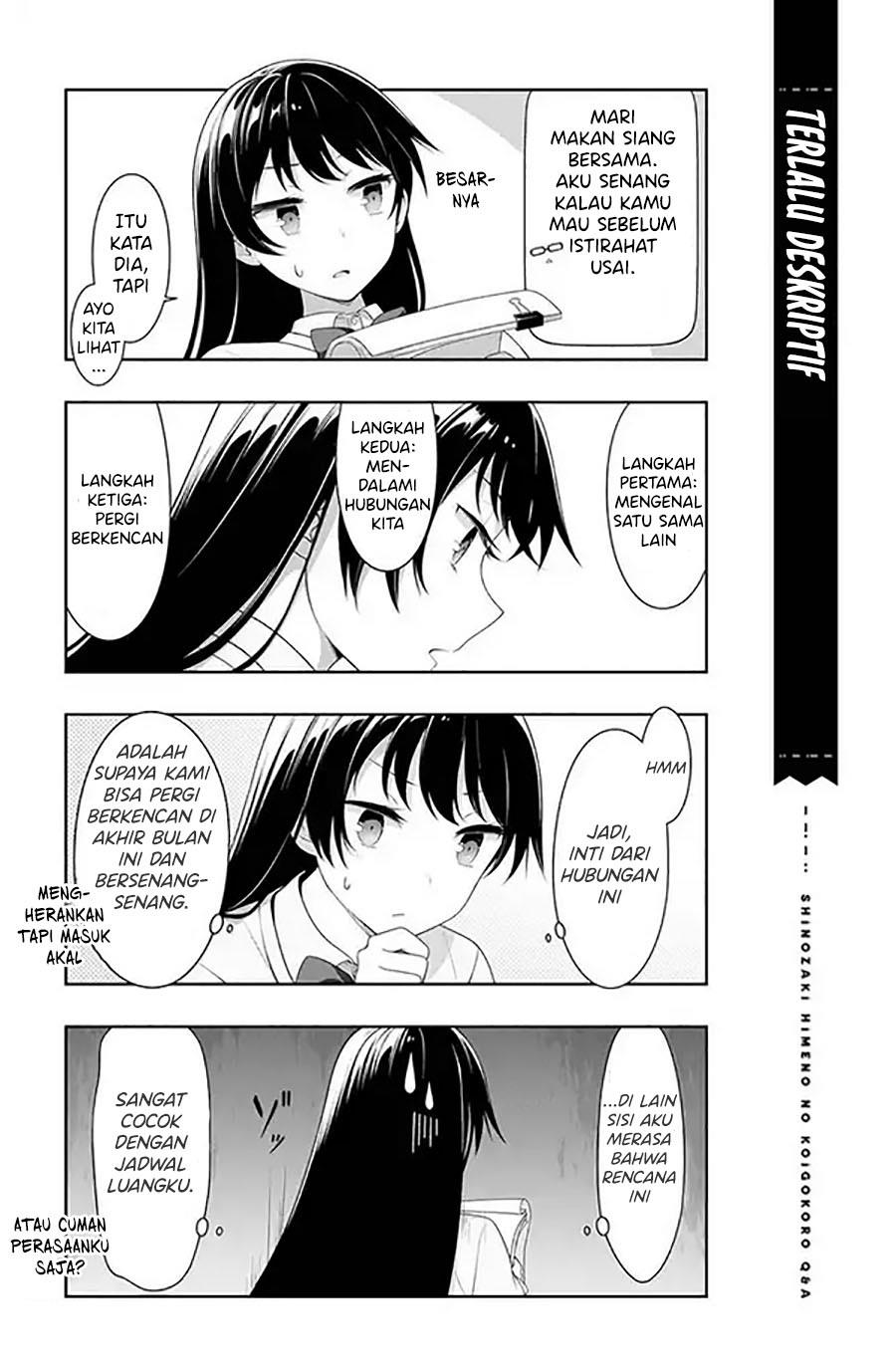 Shinozaki Himeno’s Love Q&A Chapter 3