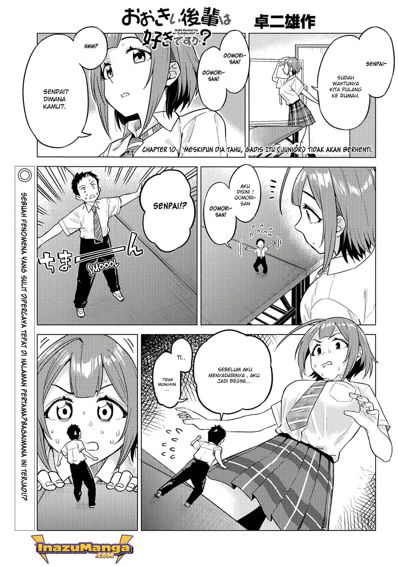 Ookii Kouhai wa Suki Desu ka? Chapter 10