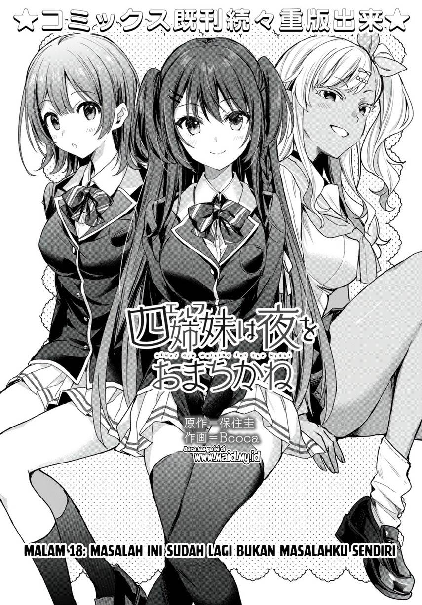 Yonshimai wa Yoru wo Omachikane Chapter 18