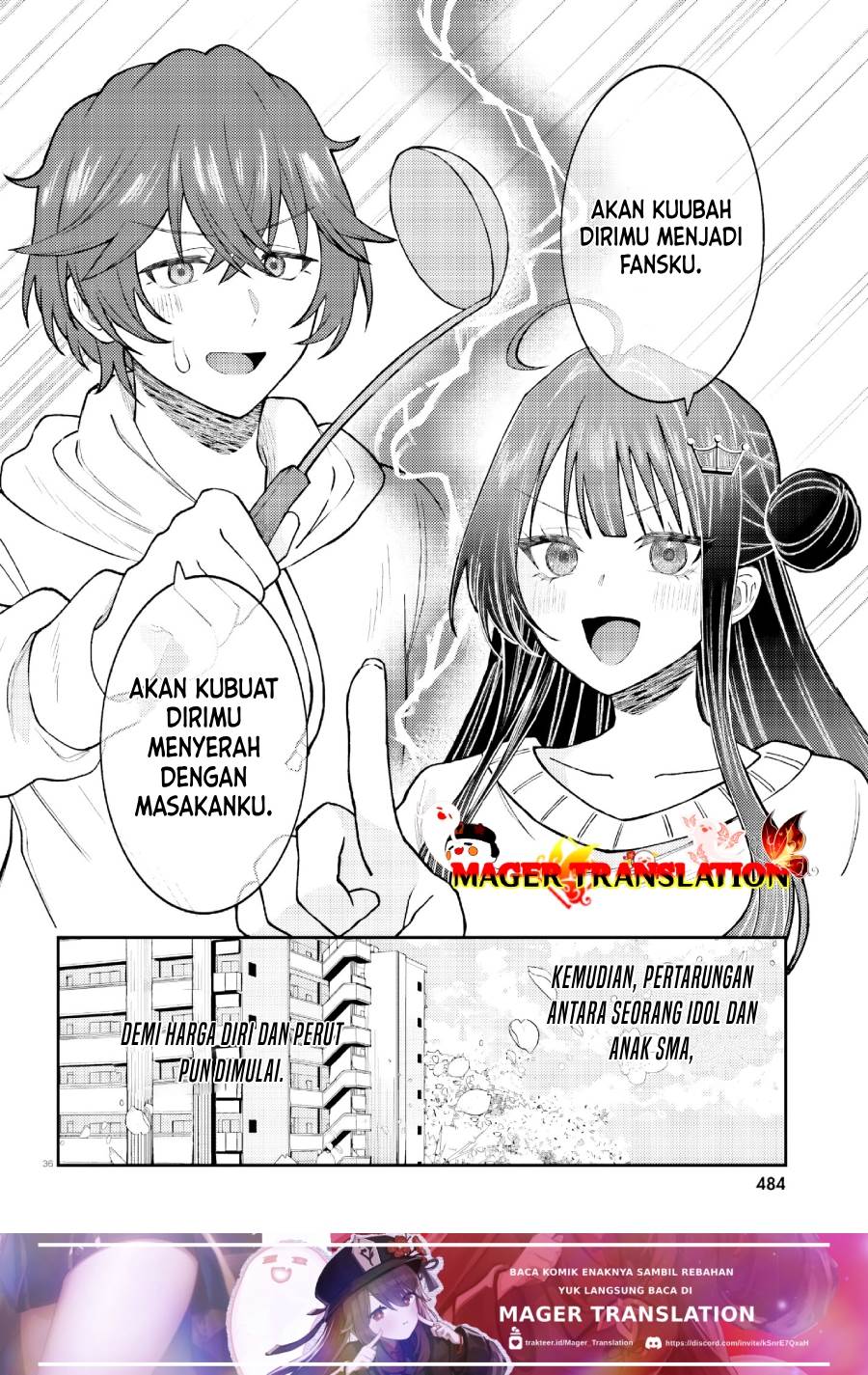 Ore no Haitoku Meshi wo Onedari Sezu ni Irarenai, Otonari no Top Idol-sama Chapter 1