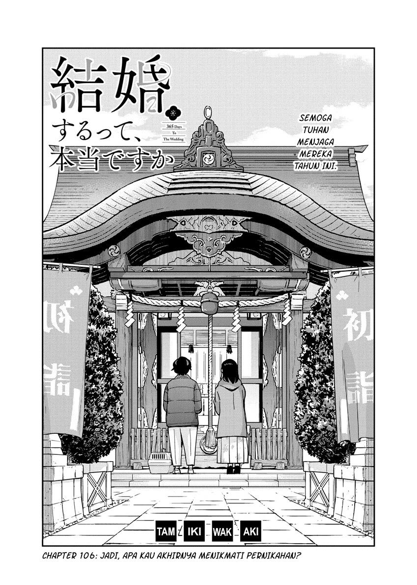 Kekkon Surutte, Hontou desu ka? Chapter 106