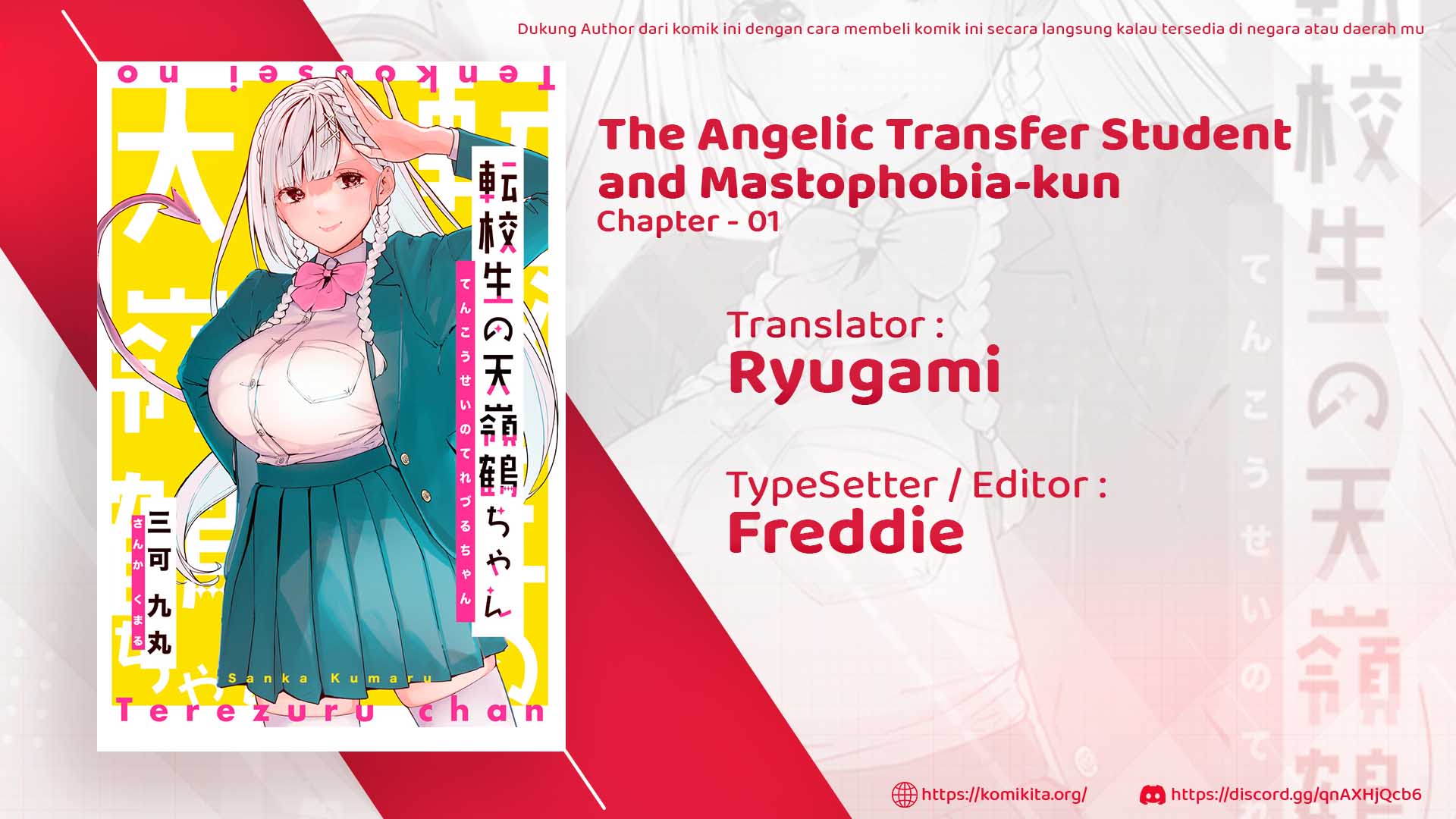 The Angelic Transfer Student and Mastophobia-kun Chapter 1