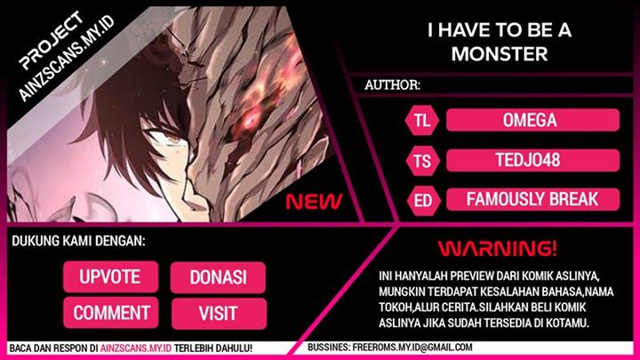 I Have to Be a Monster Chapter 22