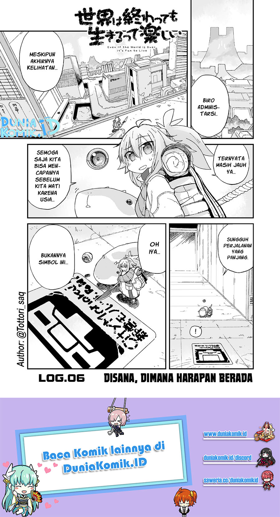 Sekai wa Owattemo Ikirutte Tanoshi Chapter 6