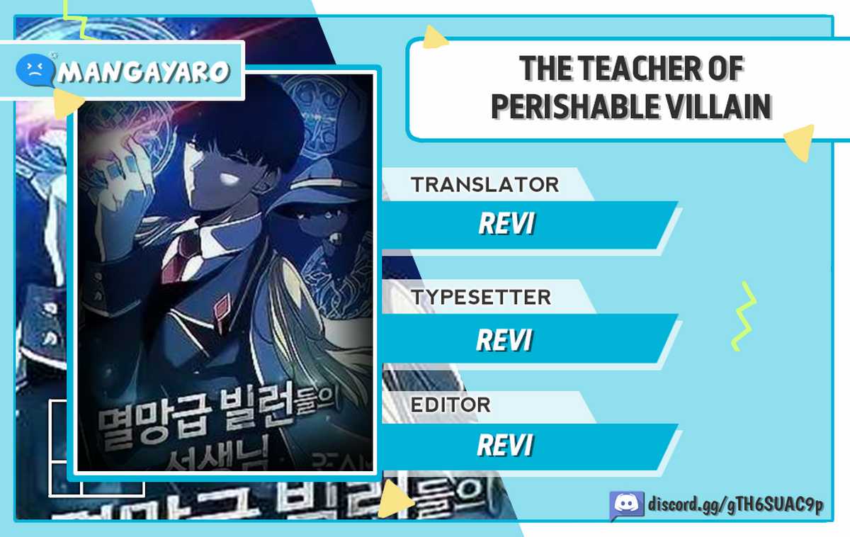 The Teacher of Perishable Villains Chapter 3