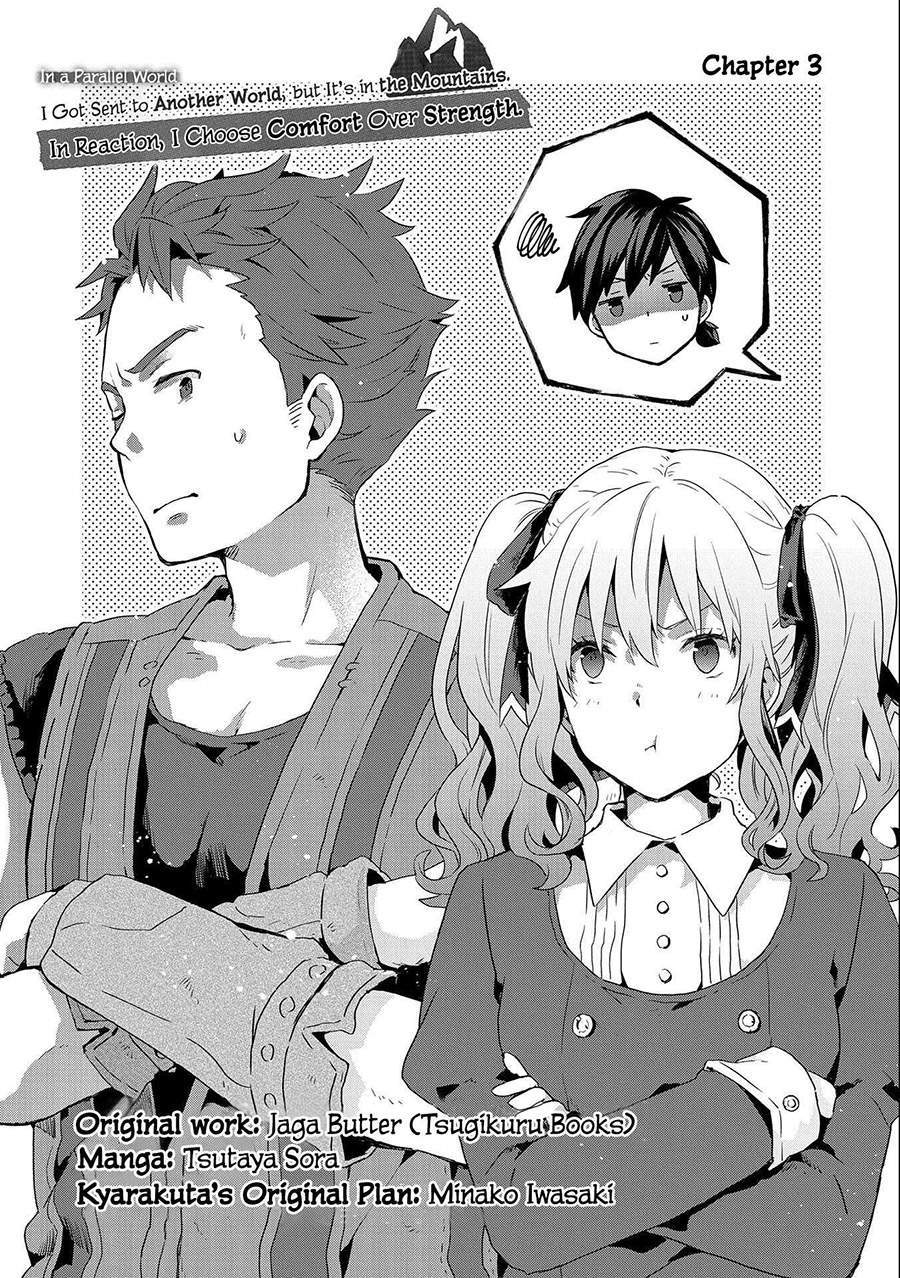 Isekai Ni Teni Shitara Yama No Naka Datta. Handou De Tsuyo Sayori Mo Kaitekisa O Erabi Mashita. Chapter 3