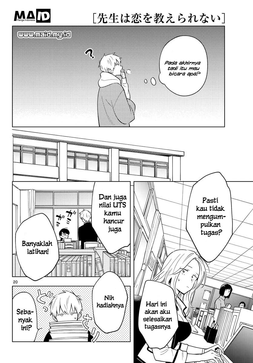 Sensei wa Koi wo Oshierarenai Chapter 10