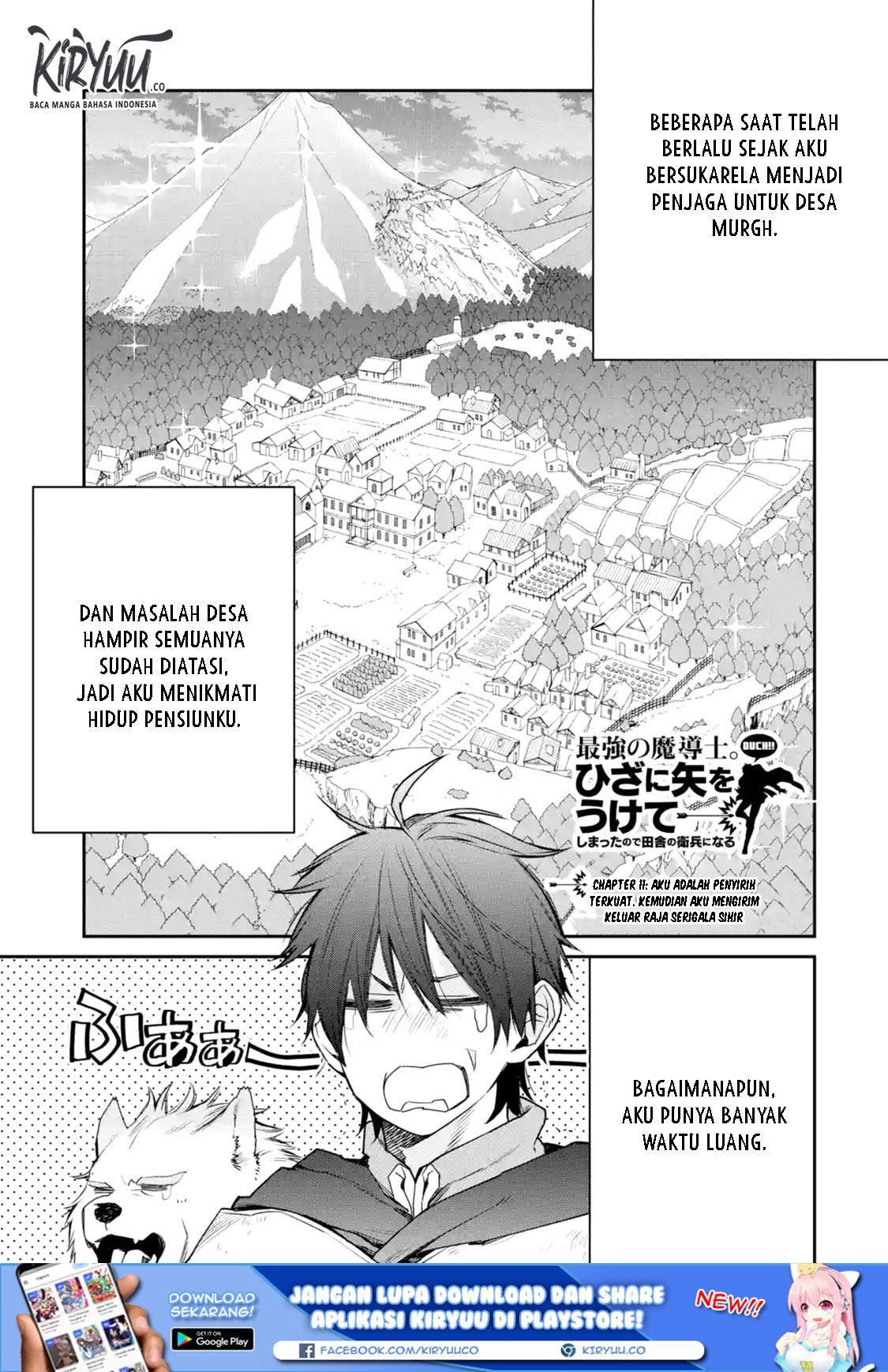 Saikyou no Madoshi. Hisa ni Ya wo Ukete Shimatta no de Inaka no Eihei ni Naru Chapter 11.1