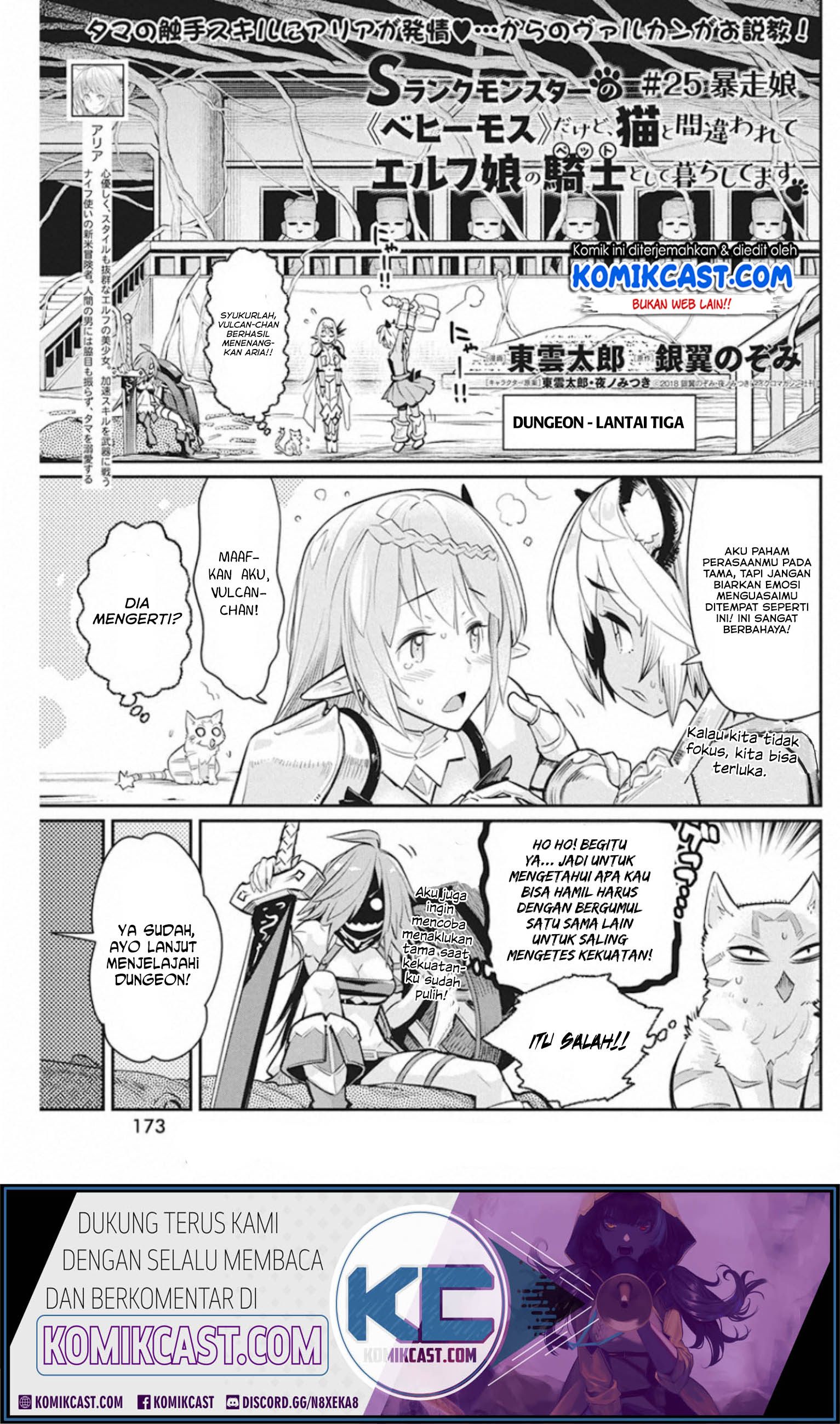 S-Rank Monster no Behemoth Dakedo, Neko to Machigawarete Erufu Musume no Kishi (Pet) Toshite Kurashitemasu Chapter 25