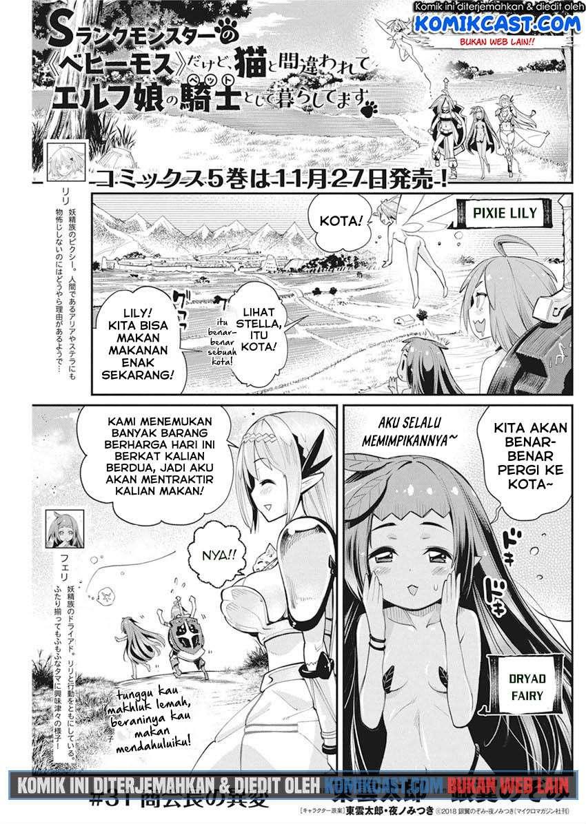 S-Rank Monster no Behemoth Dakedo, Neko to Machigawarete Erufu Musume no Kishi (Pet) Toshite Kurashitemasu Chapter 31