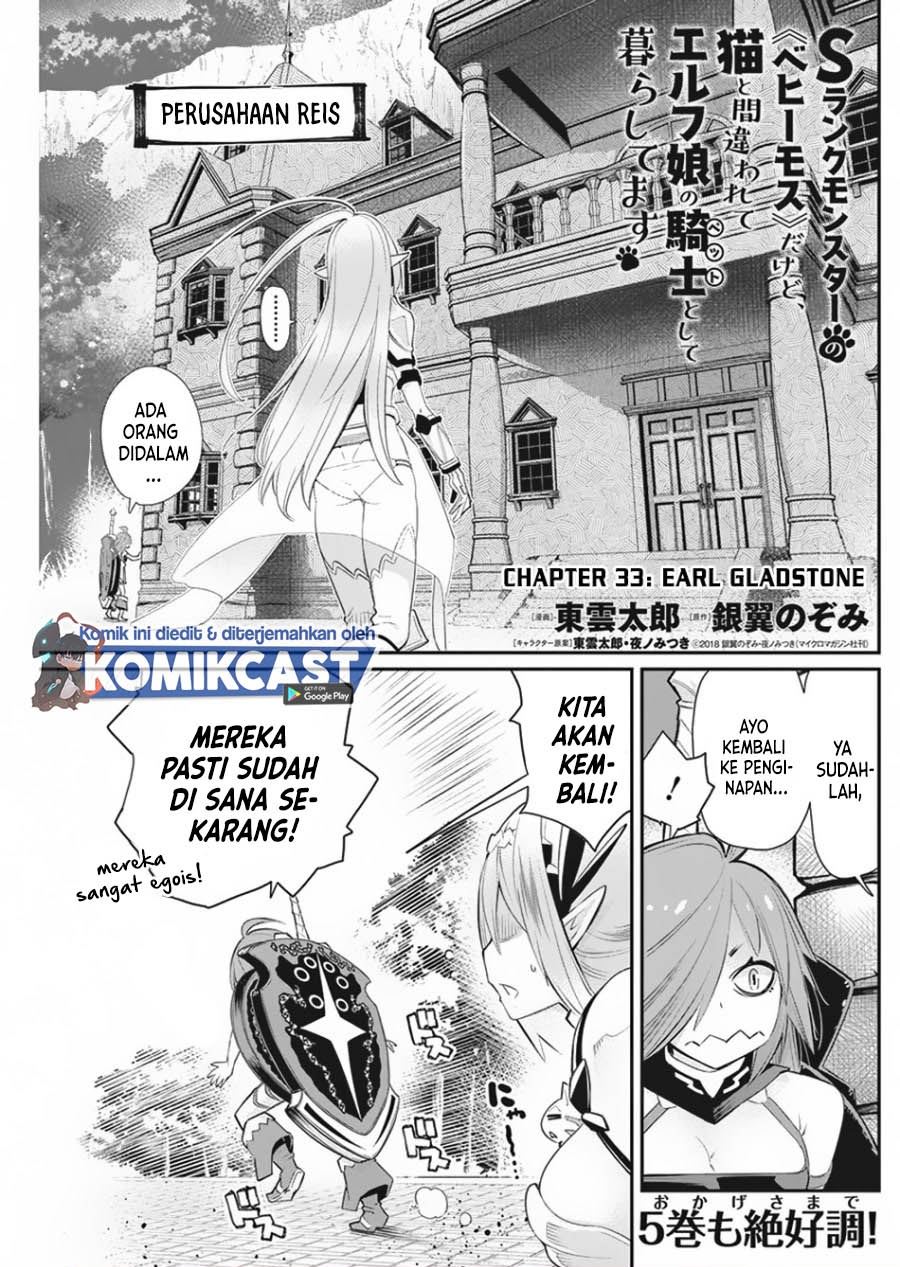 S-Rank Monster no Behemoth Dakedo, Neko to Machigawarete Erufu Musume no Kishi (Pet) Toshite Kurashitemasu Chapter 33