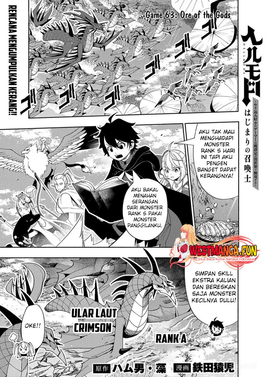 Hell Mode: Yarikomi Suki no Gamer wa Hai Settei no Isekai de Musou Suru Chapter 63