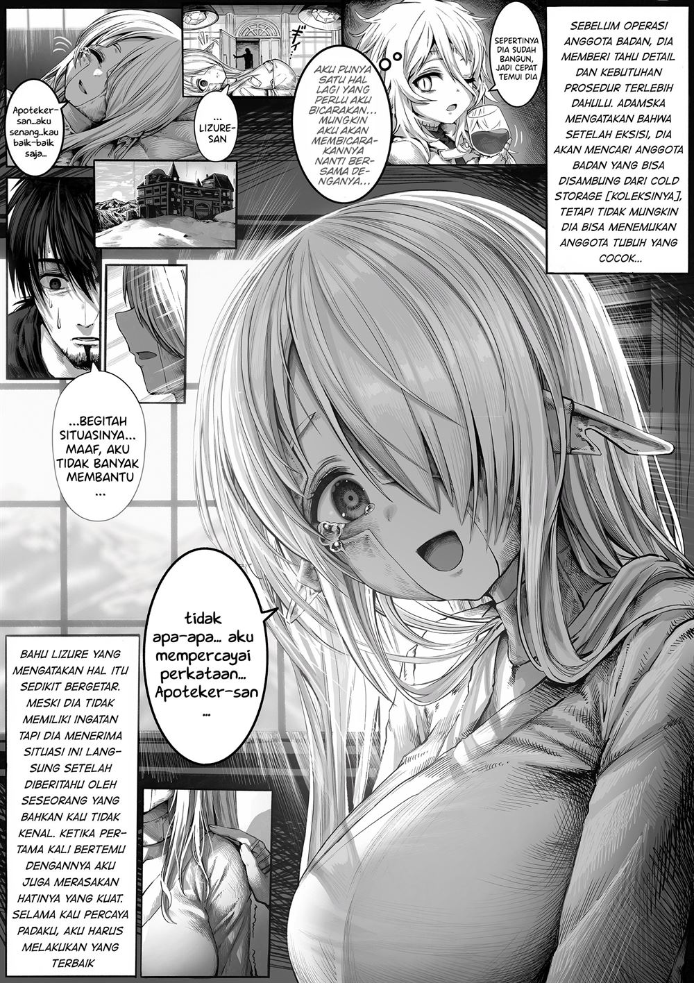 Boroboro no Elf-san o shiawaseni suru kusuri uri-san Chapter 35